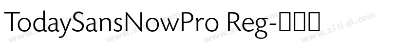 TodaySansNowPro Reg字体转换 TodaySansNowPro Reg字体转换